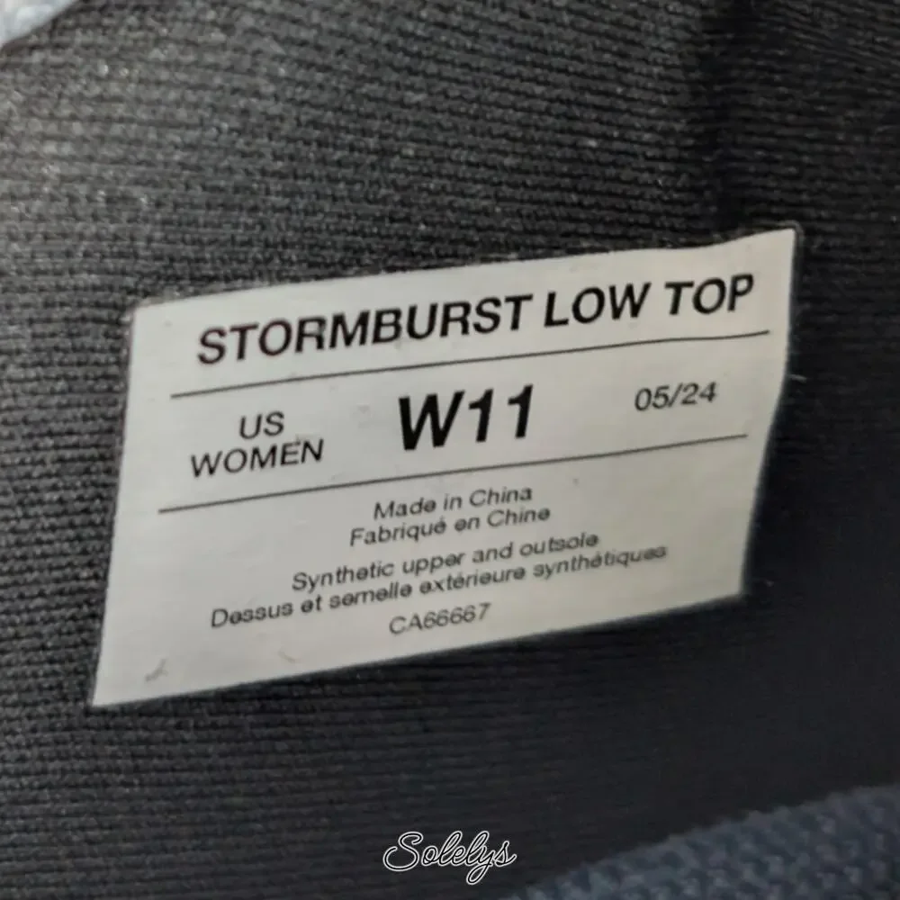 Vessi Stormburst Low Womens 11 Tidal Blue Waterproof Knit Dyma-Tex Sneaker Boot